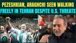 Iran President Pezeskhian and FM Araghchi Spotted Walking on Tehran Streets Amid U.S.-Israel Threats