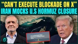 Iran Takes Jibe At U.S. Hormuz Blockade; Says  Can’t Be Done On X  | Trump HUMILIATED?