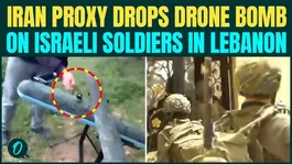 Iran Ally DROPS Drone Bomb on Israeli Troops | Chilling VIDEO Footage Shows Strike In Lebanon