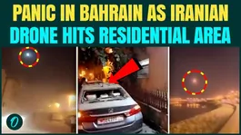 Bahrain Air Defences FAIL? Iranian Drone HITS Manama; Sitra Homes DAMAGED, Civilians FLEE Panic