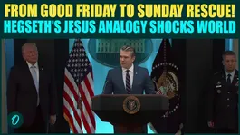 ‘F-15E PILOT HID IN THE CAVE LIKE JESUS’: Hegseth’s CONTROVERSIAL Comparison ANGERS U.S| US Iran War