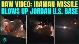 RAW VIDEO: Iranian Missiles BLOWS UP U.S. Base In Jordan | Watch Ballistic HIT Video Killing Troops?