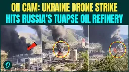 Back-To-Back Ukrainian Drone ATTACKS BURN Russia’s Tuapse Oil Facility | VIDEO