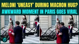 WATCH: Macron- Meloni ‘AWKWARD’ Hug in Paris Caught Millions of Eyes; Italian PM Shrugs Off Macron?