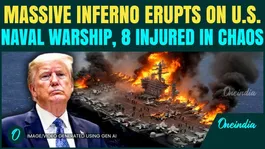 US Warship Under Fire BREAKING: Eight Soldiers Injured as Fire BREAKS Out on USS Dwight D Eisenhower
