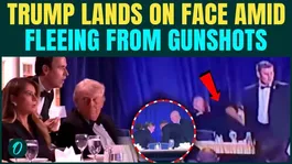 Trump FALLS On Face As Secret Service RUSHES Him Out Amid Gunshots At Washington Dinner | VIDEO