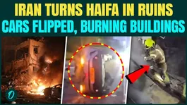 Iran’s Cluster Attack DEVASTATES Haifa | Cars Flipped, Fires Rage Across City As Missile Rain