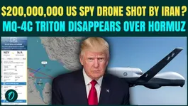 Iran SHOOTS DOWN U.S Spy Drone Over Hormuz? US Navy MQ-4C Triton Squawks 7700, FALLS DOWN Rapidly
