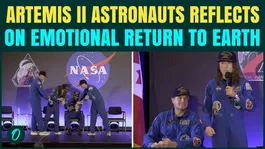 NASA Artemis II Crew BREAKS DOWN in First Press Meet After Splashdown | Watch Emotional Homecoming