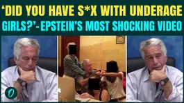 Epstein SMIRLS AT 'Sex With Girls' Questions in CHILLING Video