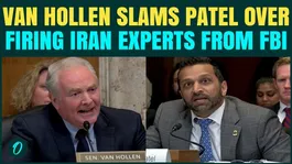 Sen.Van Hollen BLASTS Kash Patel Over Firing Iran Intel Experts In Fiery Exchange | WATCH