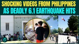 Philippines Earthquake MOST SHOCKING Video: 6.1 Magnitude Quake Shakes Philippines, People FLEE