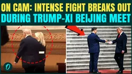 "Get Out Of Here!": Man Yells As Trump Walks Hall With Xi Jinping | SHOCKING Moment