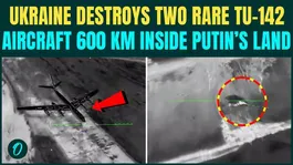 Ukraine Lethal Attack On Cam; Blows Up TU-142 Strategic Aircraft 600 KM Deep Into Russian Territory