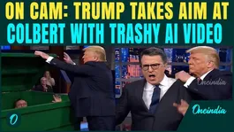 SHOCKING VIDEO: Trump TOSSES Stephen Colbert In Dumpster Before YMCA Dance In HUMILIATING AI Video