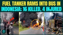 Indonesia Bus Accident BREAKING: 16 Killed As Passenger Bus Collides With Fuel Tanker on Highway