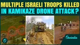 Disturbing FOOTAGE Shows Multiple Israeli Soldiers Being HIT With Iran's Kamikaze Drone Near Lebanon