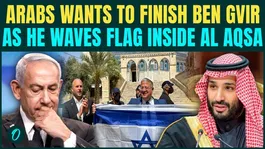 Ben Gvir WAVES Israeli Flag Inside Al Aqsa Mosque, Arabs Wants Israeli Minister GONE | VIDEO