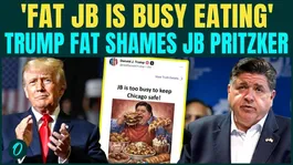 Trump FAT SHAMES JB Pritzker, Viral AI Image MOCKING Illinois Governor Sparks Huge Political Row