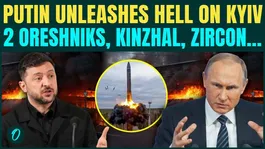 Putin POUNDS 90 Hypersonic Missiles On Kyiv; Oreshniks, Kinzhal, Zircon, Iskander In Single Strikes
