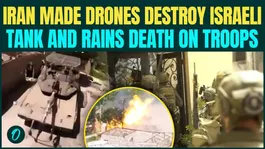 CHILLING FOOTAGE: Iran Made Drone DESTROYS Israeli Tank And HITS Israeli Soldiers In Lebanon | VIDEO