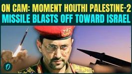 RAW FOOTAGE: Houthis FIRE Long-Range Missile, BURN Israel | Palestine-2 Missile BLASTS OFF