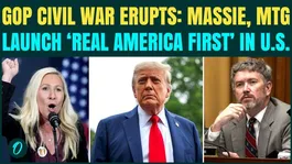 MAGA CIVIL WAR? MTG &amp; Massie Revolt Against Trump Over Iran War, Expose Deep GOP Rift