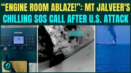 'Fire In Engine Room': MT Jalveer’s Desperate SOS Call After U.S. Strike Near Oman | Chilling Video