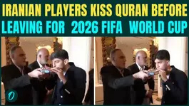Iranian Football Team KISSES Holy Quran Ahead Of Departure For FIFA World Cup 2026 In Mexico | VIDEO