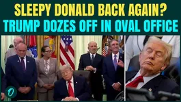 DRAMATIC MOMENT: Trump CAUGHT Sleeping During Oval Office Meeting, Sparks Health Debate