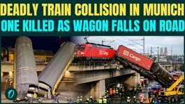 Two Trains Collide In Munich BREAKING: 1 Killed As Train Wagon Derail and Plunges Into Cars on Road
