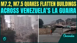 Venezuela La Guaira Earthquake RAW FOOTAGE: Buildings DESTROYED, Power OUT, Hundreds Trapped