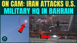 Iran BOMBS U.S. Fifth Fleet HQ In Bahrain: IRGC Launches Chilling Missile Waves In Attack | WATCH