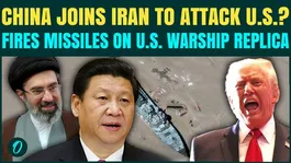 China Preparing To ATTACK U.S. With Iran? Satellite Image REVEALS Tests On U.S. Warship Replica