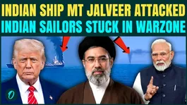 Indian Sailors ATTACKED Again Near Oman, Chilling Video Shows MT Jalveer Ship In Flames