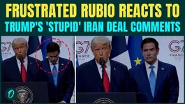 Rubio Looks PISSED As Trump Unveils Iran Agreement | Awkward Moment Behind President Goes Viral