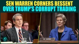 Sen Warren Corners Bessent On Trump Stock Trades; ‘Ban Congress First’ Remark Stuns Hearing | VIDEO