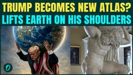Trump TURNS Into Mythical Atlas; LIFTS Entire Earth On His Shoulders | SHOCKING IMAGE