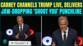 Carney IMPERSONATES Trump LIVE, Jokes About White House Key and Being ‘SHOT’ | Crowd ERUPTS