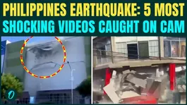 Philippines Earthquake 5 SHOCKING VISUALS: Massive 7.8 Quake  Strikes, People FLEE In Panic