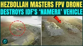 Hezbollah FPV Drone BLOWS Up Israel’s ‘Namera’ Armoured Vehicle in Lebanon; Drops CHILLING Video