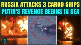 Russia Targets THREE Cargo Ships In Black Sea, Russian Drone HITS Turkish-Owned Ship, Bridge BURSTS