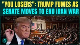 "They Are Losers": Trump BLASTS Senators After They Pass Resolution To End Iran War