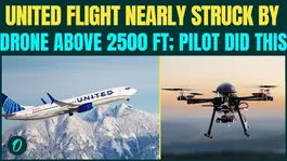 U.S Plane Almost STRUCK by Drone Above 2500 ft; Crew Takes Swift Action To Avoid Mid-Air Collision