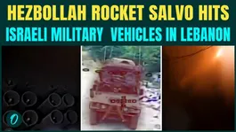 Hezbollah Rocket BARRAGE HITS Israeli Military Vehicles In Southern Lebanon: CHILLING FOOTAGE
