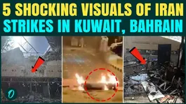 Iran BOMBS Kuwait &amp; Bahrain RAW FOOTAGE: U.S. Bases Hit, 5 SHOCKING Visuals Of Massive Attacks