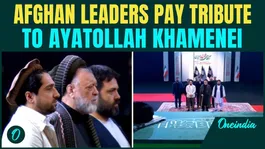 Khamenei Funeral BREAKING: Afghan leader Ahmad Massoud BOWS Before Khamenei, Pays tribute