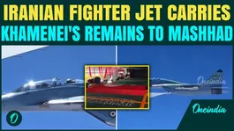 Iran Fighter Jet Escorts Khamenei’s Remains to Mashhad, Soldiers Weep In Skies For Supreme Leader
