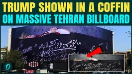Trump IN A COFFIN! Iran DISPLAY Massive Trump Coffin Billboard | Trump to Be KILLED Next?
