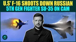 U.S Made F-16 SHOOTS DOWN Russia’s $80M Su-35? Dramatic Combat VIDEO Shows Fiery Wreckage On Ground